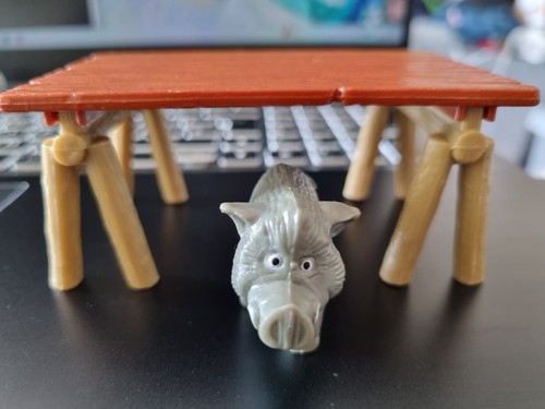 Vintage asterix table and - table,