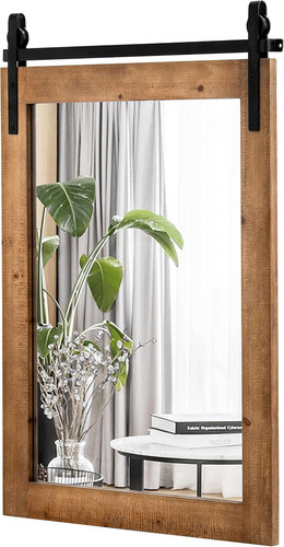 Rustic barn door - door, mirror