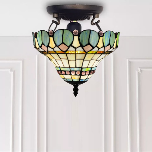 Tiffany style ceiling light - light, 10