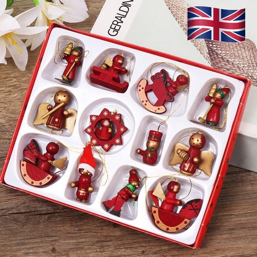 12pcs wooden christmas - 12pcs,