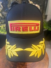 Pirelli F1 Men's Baseball Cap with Embroidery Adjustable Black