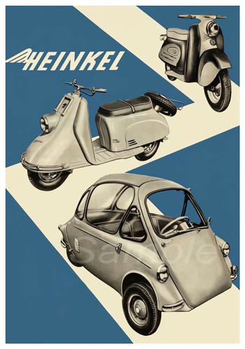Vintage heinkel tourist - vintage,
