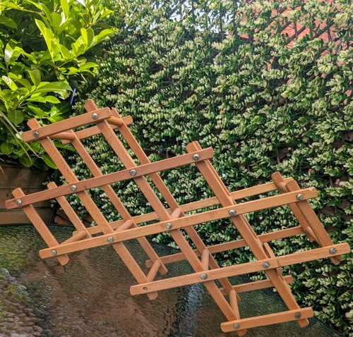 Vintage wine rack wood - wine,
