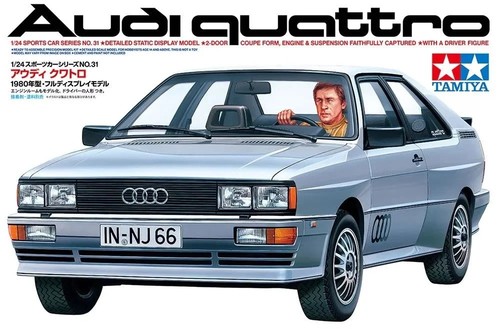 Audi quattro tamiya new - audi, 1:24
