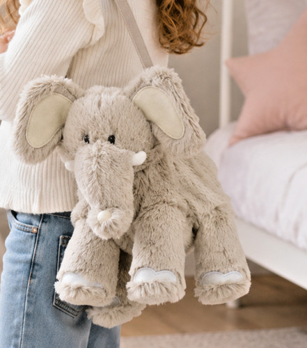 Jomanda plush elephant - elephant, bag