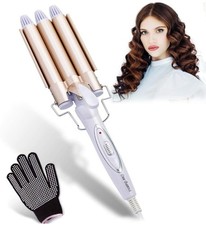 3 Barrel Curling Iron Wand Pro