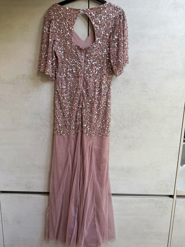 Coast mauve sequin mesh - mauve,