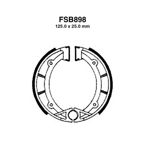 Pair ferodo fsb898 hyosung - of,