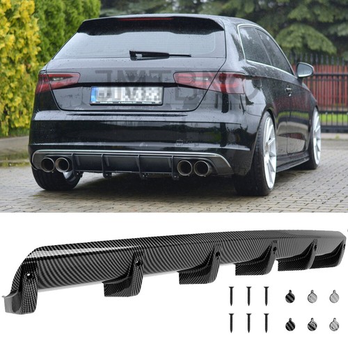 Carbon rear bumper diffuser - rear,