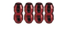 Kart Bullett Cable Clamps RED