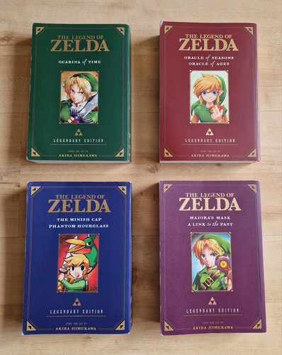 Legend zelda manga volumes - manga,