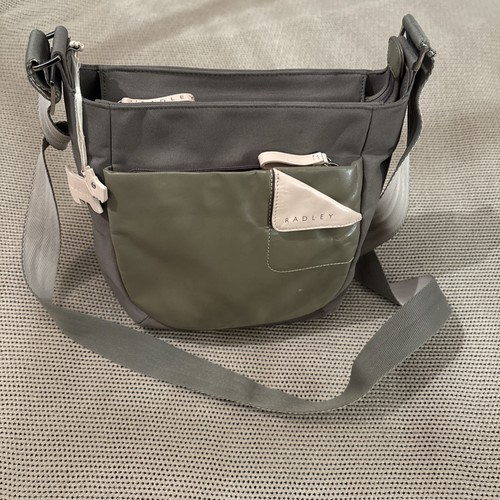 Radley grey olive green - radley, grey/olive