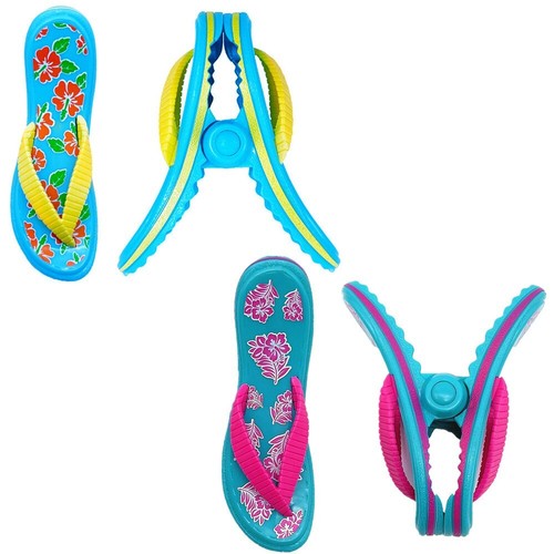 Beach towel pegs flip flop - flip,