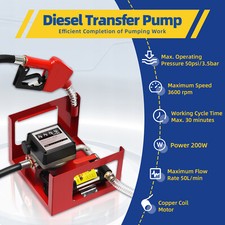 200W 45L/min Diesel Fuel Transfer Pump Self-Priming Electric Fuel Pump 230V NEW