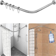 110-140cm Shower Curtain Rail