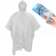Rain Poncho with drawstring