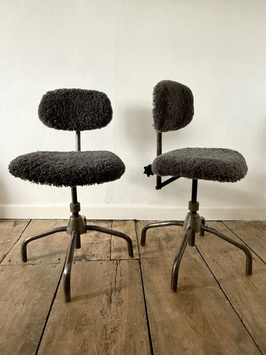 Pair vintage industrial - of,