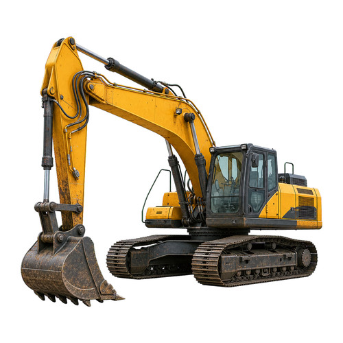 Construction digger excavator - digger,