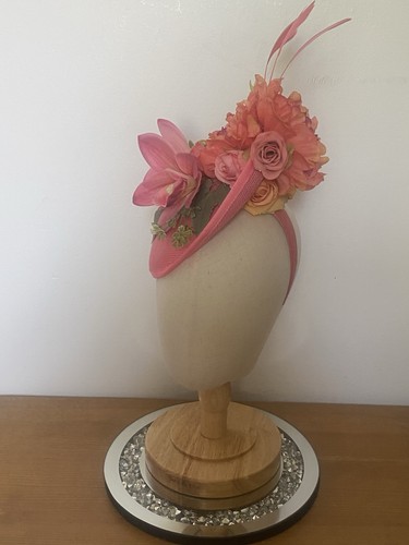 New coral pink peony orchid - new,