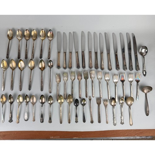 Vtg silverplate flatware lot - silverplate,