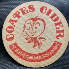 Coates Cider Beer Mat Uk Cat