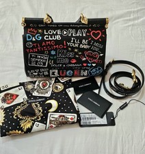 Black leather Dolce and