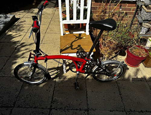 Brompton folding bike in - folding,