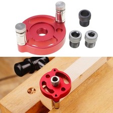 High Precise Woodworking Dowel Jig Kit for 6mm 8mm 10mm Holes with Limit Rings