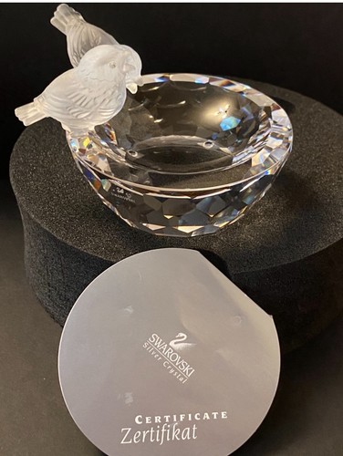 Swarovski crystal birdbath - crystal,