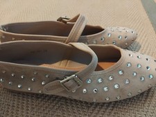 FAITH Ladies Beige Ballet Flat