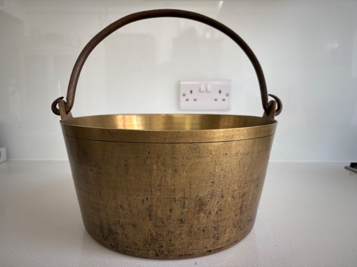 Antique brass jam - , preserving
