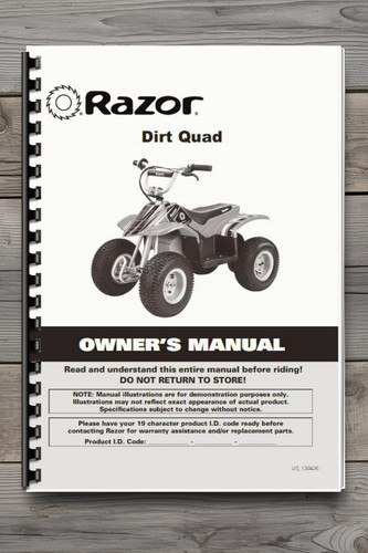 Razor dirt quad electric atv - dirt,