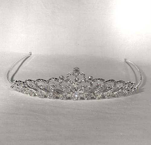 White sparkling crystal bridal - white,