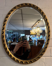 Vintage Oval Shape Gilt Framed