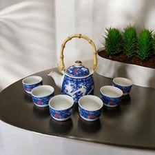 Chinese Tea Set - Blue and