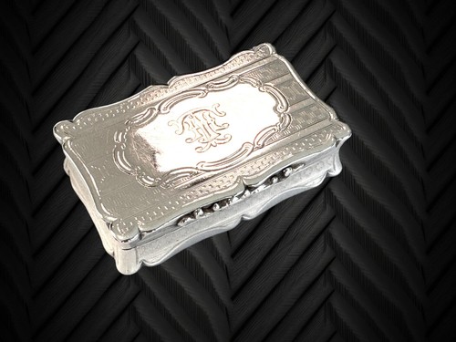 Antique silver snuff - antique,