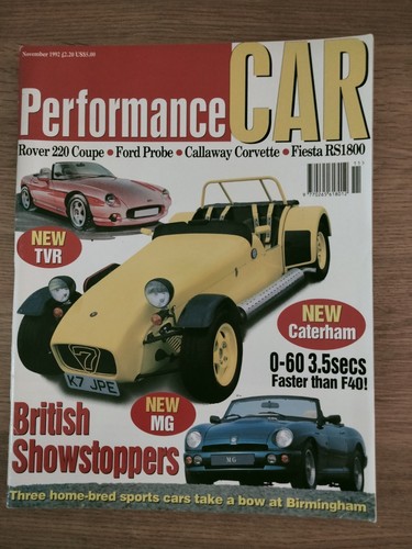 Performance car magazine - car,