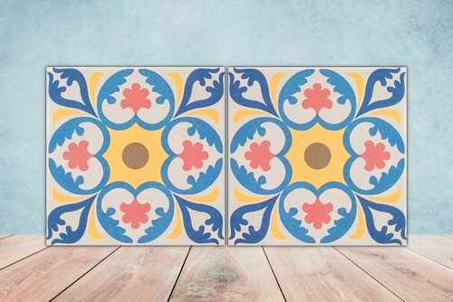 Spanish ceramic wall tiles - wall,