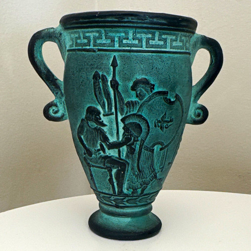 Greek style ceramic amphora - greek,