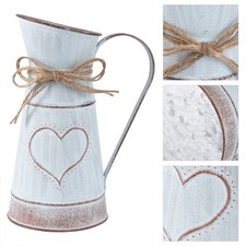  3 PCS Heart-shaped Flower Arrangement Ornaments Bucket Container