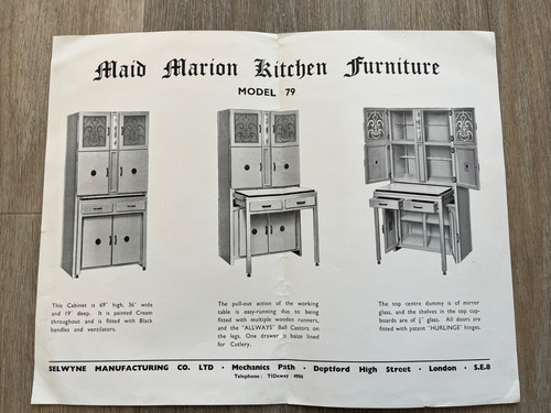 1950s folded leaflet - ,
