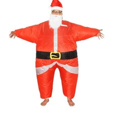 Christmas Adult Inflatable Fancy Dress Costume Unisex Funny Outfit Costume Suit