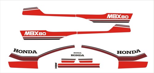 Honda mbx80 decal - decal, set