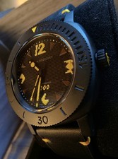 NIVADA GRENCHEN  DEPTHMASTER PACMAN UNDONE  LIMITED TO 200 + EXTRA YELLOW STRAP