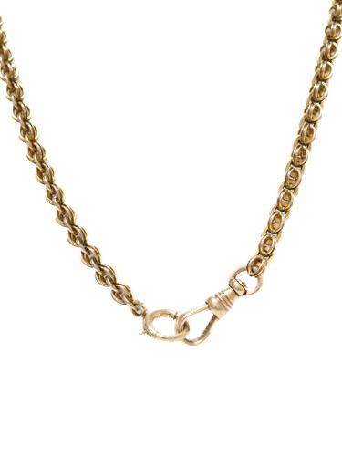Antique 14k gold fancy link - 14k,