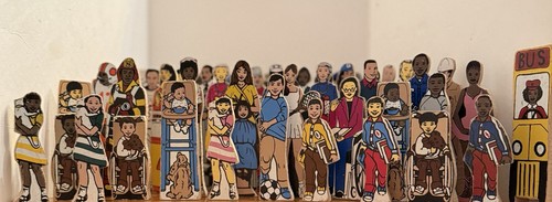 Vintage wooden community - wooden,