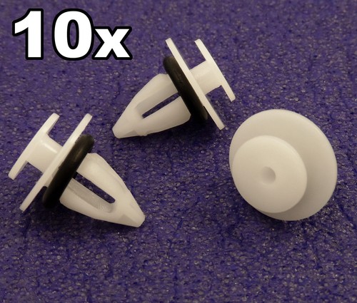 10x mini plastic trim clips - trim, clips-