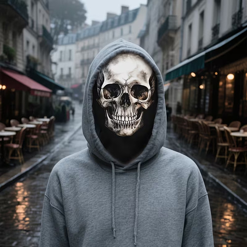 Halloween horror skull mask - skull,