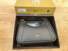 Paul Costelloe Women's BLACK Bag Real Leather BNWT & Box