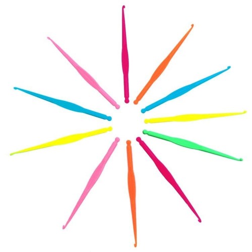 Pack loom band hooks - 10,